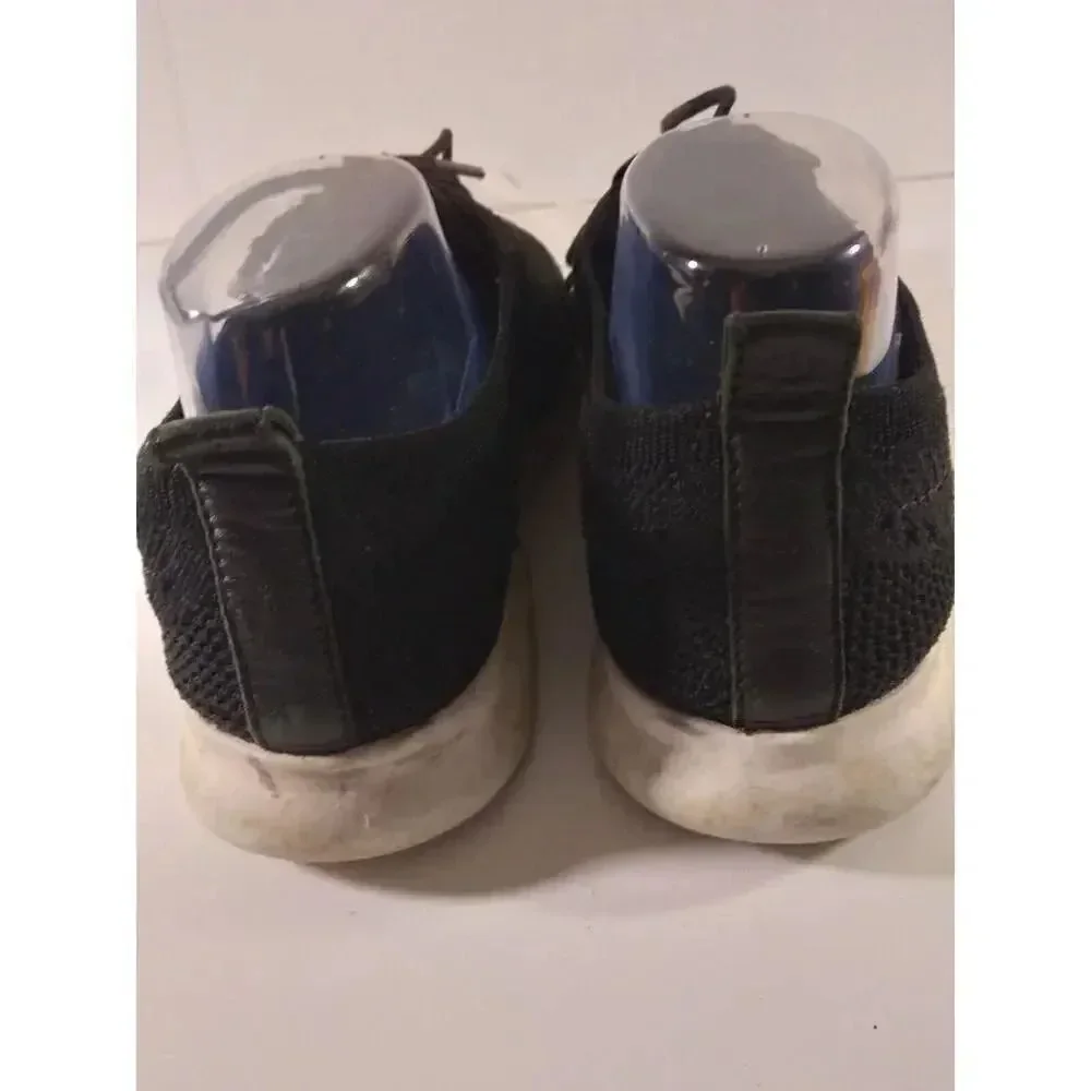 Cole Hann Grand.0S Black Fabric Lightweight Perferated Lace Up Shoes Sz 9 B